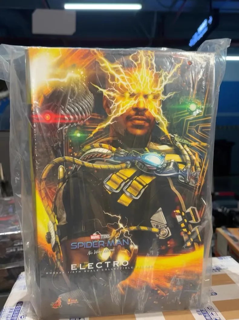 

HOTTOYS HT MMS644 1/6 Collectible Toys Electro Spider-Man No Way Home Supervillain Soldier 12Inch Action Figure Model Fans Gifts