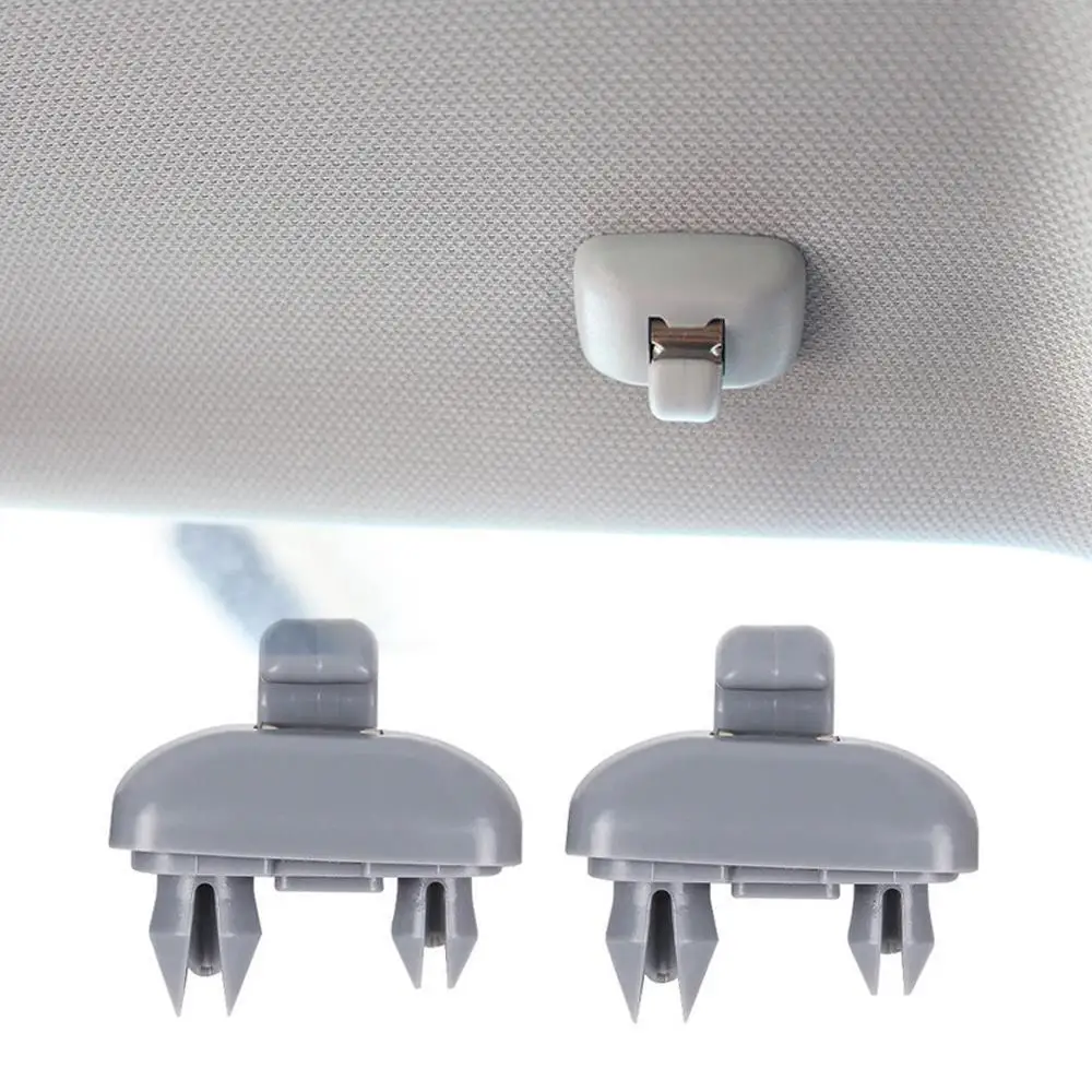 2PCS Car Sun Visor Clip Interior Sun Visor Retainer Hook Clip Bracket for Audi A1 A3 A4 A5 Q3 Q5(8E0 857 562)A7 B6 B7 B8 S4 S5