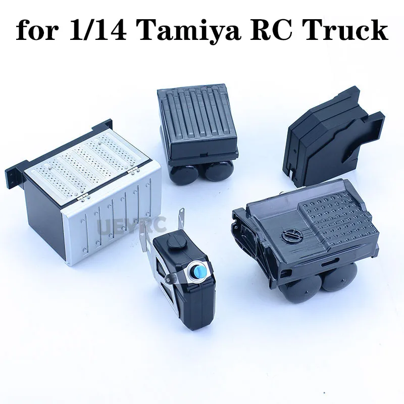 

Simulation Gas Tank Toolbox Urea Tank Chassis Decoration for 1/14 Tamiya RC Truck SCANIA 770S VOLVO KABOLITE Arocs K3363 MAN Car