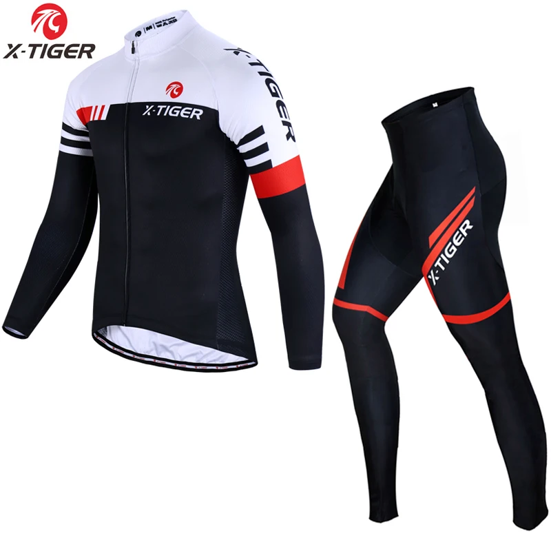 Maglia da Ciclismo manica lunga x-tiger Set MTB estivo abbigliamento da bici abbigliamento da Ciclismo abbigliamento da bici Set da Ciclismo Ropa Maillot Ciclismo