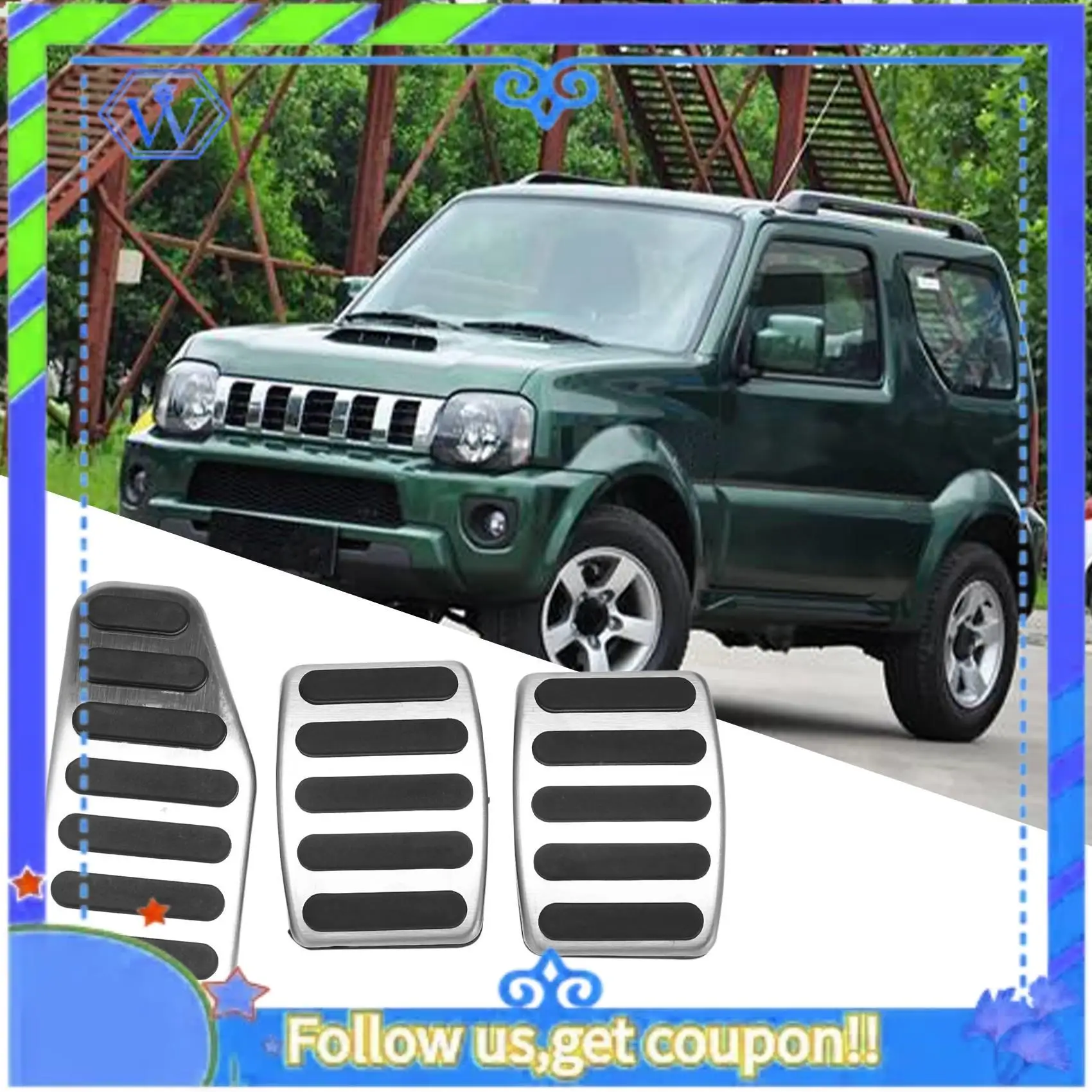 

M46K-Foot Pedal For Suzuki Jimny MT Model Car Gas Brake Pedal Cover For Suzuki Jimny 2019 2020 Accessories