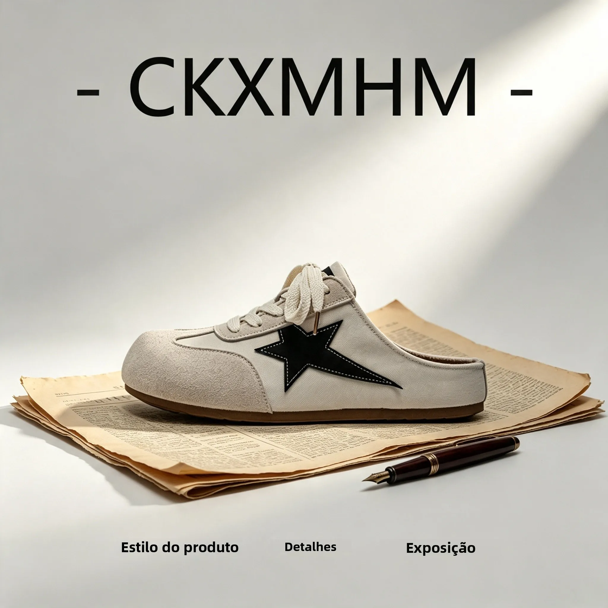 fall-2026-new-style-men's-slippers-star-buckle-sandals-no-back-design-half-slippers-comfortable-soft-wood-heel-casual-shoes