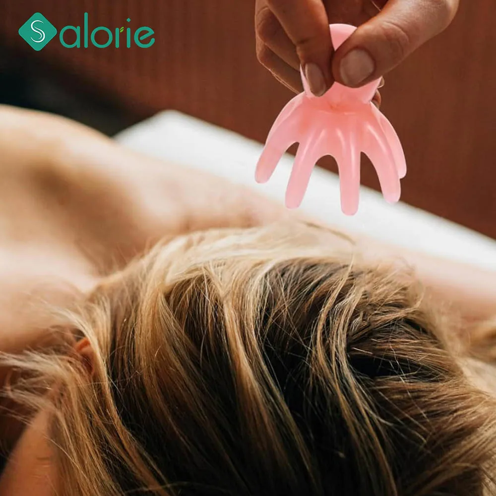 

1pcs Resin Octopus Massage Comb Head Massage Tools - Scalp Massager & Acupressure Massager Brush for Body Deep Relaxation