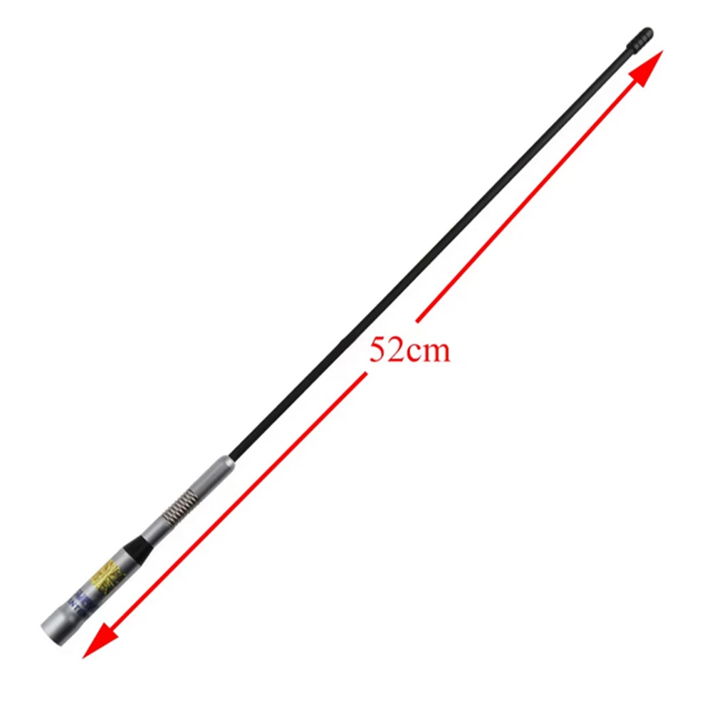 SM502 Dual-Band (VHF/UHF) UV Flexible Mobile Whip Antenna with PL259 Connector for Yaesu,KENWOOD,and Baofeng Radios