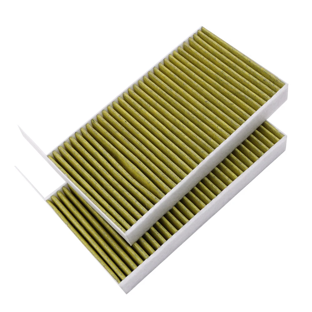 2 filtros de aire de cabina. 1107681 -00-A, 110768100 A para Tesla Mode 3 2017 2018 2019 2020, modelo Y 2020 accesorios de coche