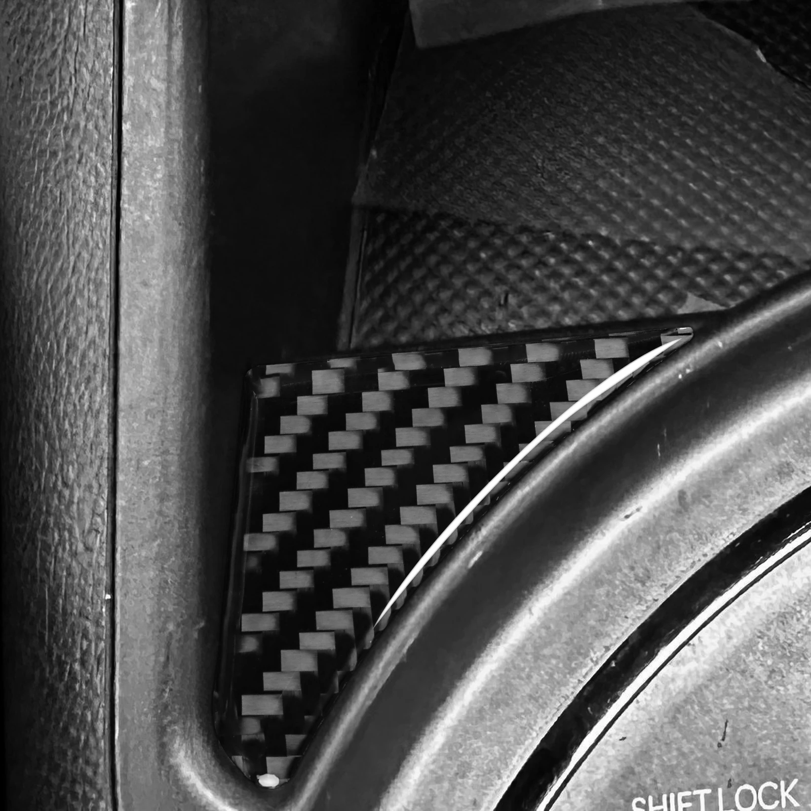 

Real Carbon Fiber Car Accessories Gear Shift Surround Trim Cover Soft Sticker For Kia Sportage 2011 2012 2013 2014 2015 2016