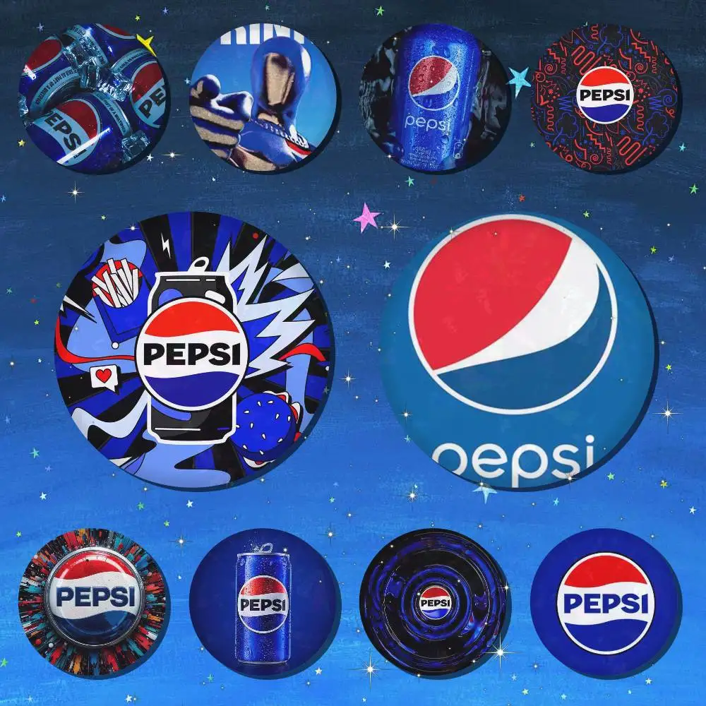 THE Art -Pepsis Broche de hojalata con figura, insignia, broches hechos a mano para decoración de mochilas y ropa