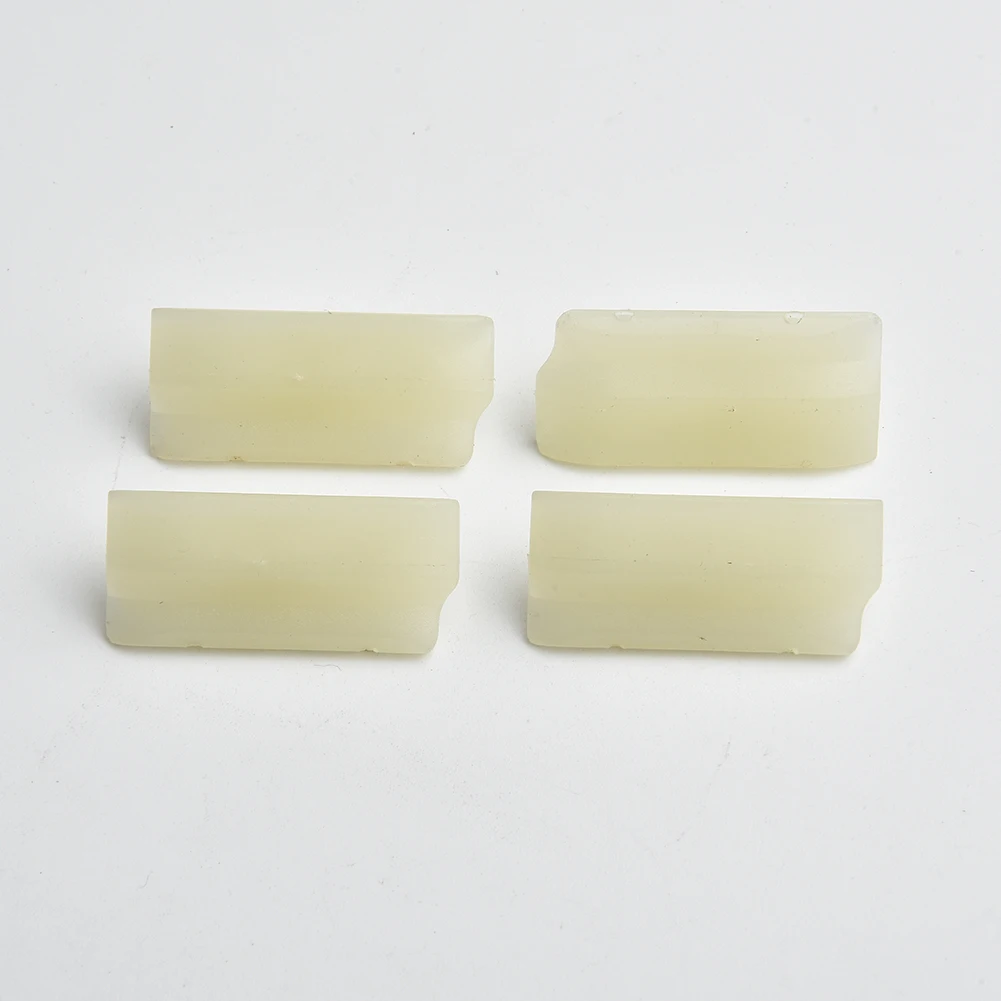 Guía de cadena de parachoques guía de cadena de parachoques piezas de parachoques tira de repuesto sólida 028 029 036 038 4 Uds motosierra al aire libre