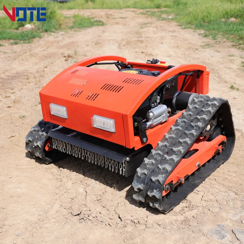 4 Stroke Public Gasoline Powered Brush Cutter Robotic Remote Control Mini Small Lawn Mower customized