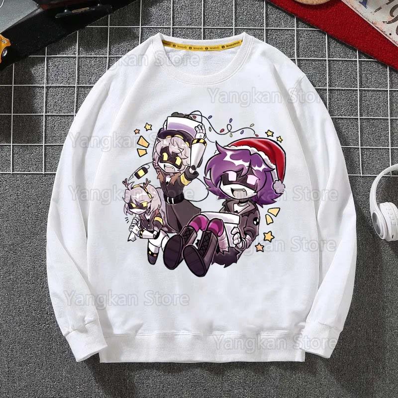 Murder Drones Sweatshirts Harajuku Loose Streetwear Top Autumn Spring O Neck Pullover Hoody Mens