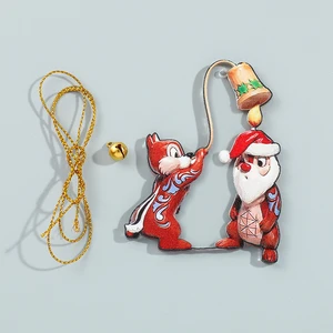 ديزني ميني ميكي ماوس الاكريليك شجرة عيد الميلاد الحلي ، نموذج الشكل أنيمي ، معلقات السيارة ، زخارف غرفة المعيشة ، 2D أفضل 10 مبيعات زخرفة شجرة عيد الميلاد ديزني - No9