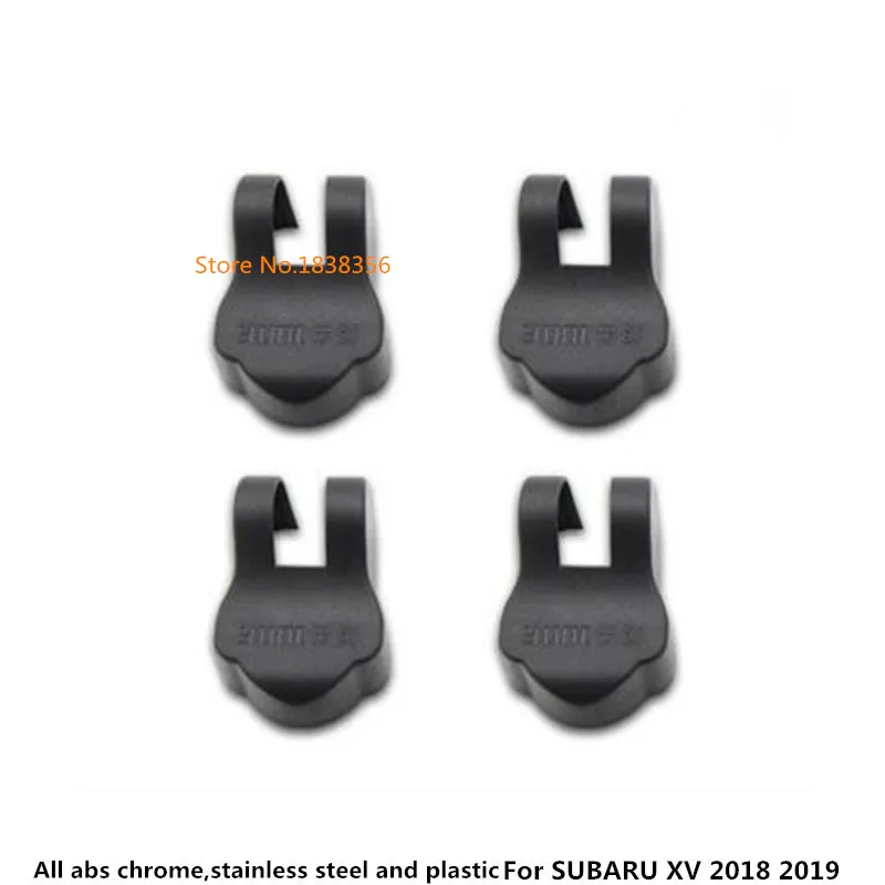 For SUBARU XV 2018 2019 2020 2021 2022 Styling Body Anti Rust Water Proof Plastic Buckle Keys Key Limit Device Trim Frame 4pcs