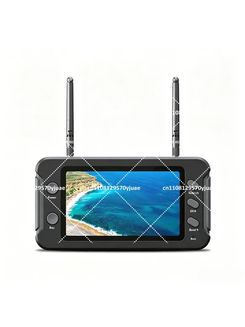 4.3 Inch 5.8G FPV Monitor 800x480 HD Display Built-in DVR 1200mAh Battery 5-23V Wide Voltage for Drone RC Racing