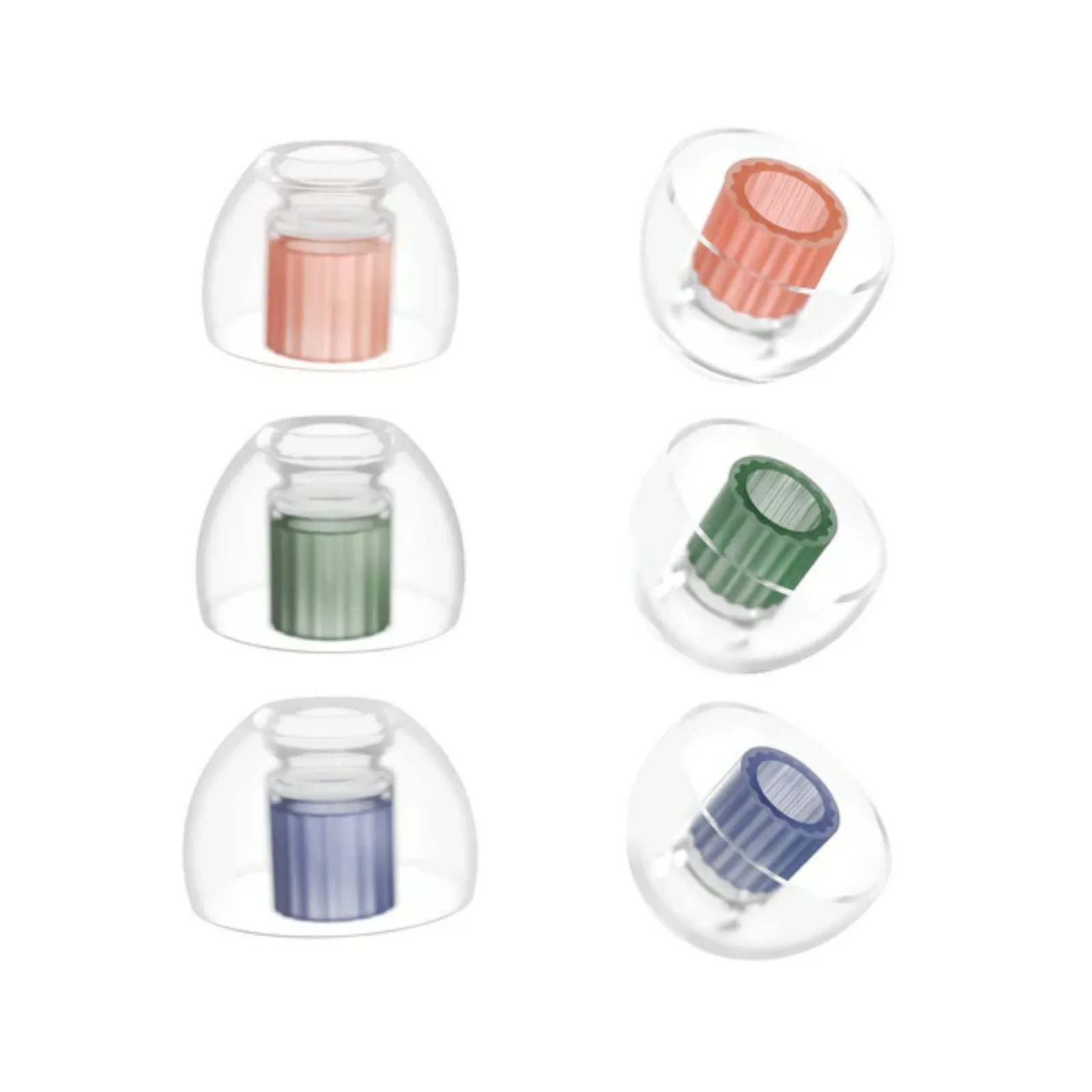 SpinFit W1 pontas de ouvido em forma de W de camada dupla com isolamento de ruído aprimorado e fones de ouvido de conforto superior