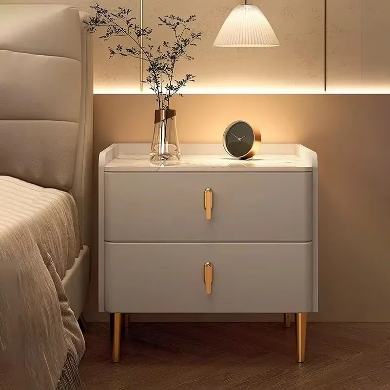 

Modern Nordic Nightstand Space Saving Drawers Trendy Storage Bedside Table Gray Dresser Mesinha Cabeceira Bedroom Furniture