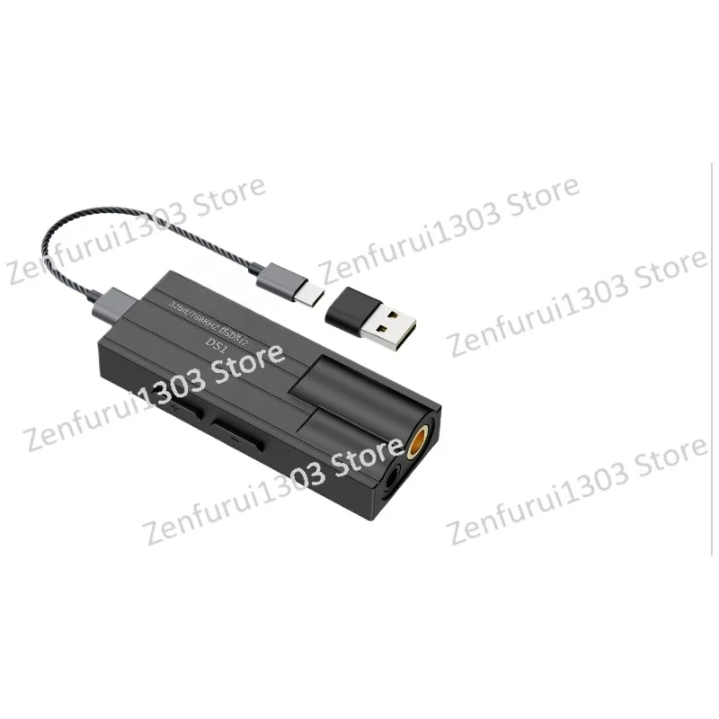 

DS1 Small Tail Decoding Headphone Amplifier HIFI Portable Headphone Amplifier DAC Support Android Apple