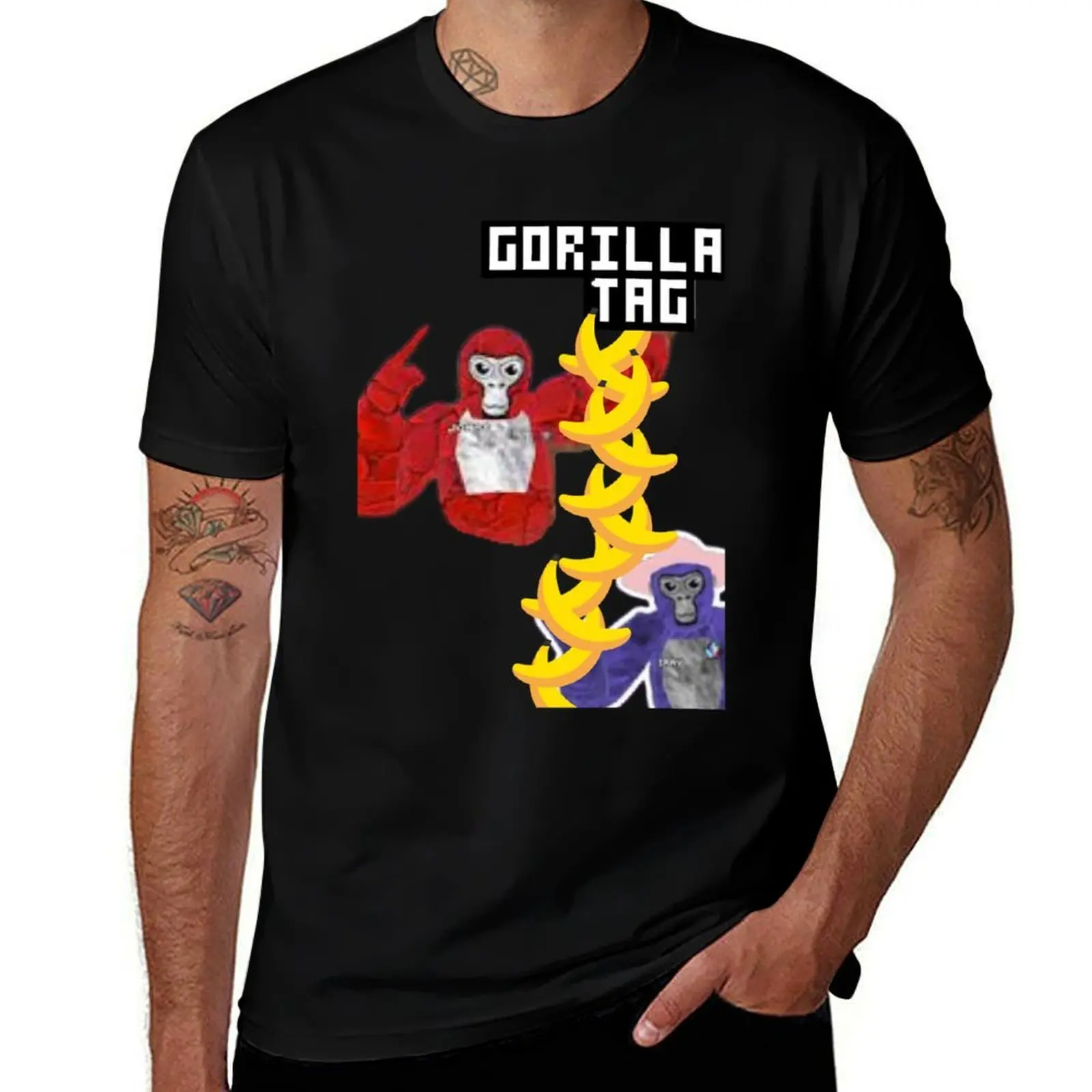 

Gorilla Tag - Going Bananas! T-Shirt Basic Solid Color Short Sleeve T-Shirt