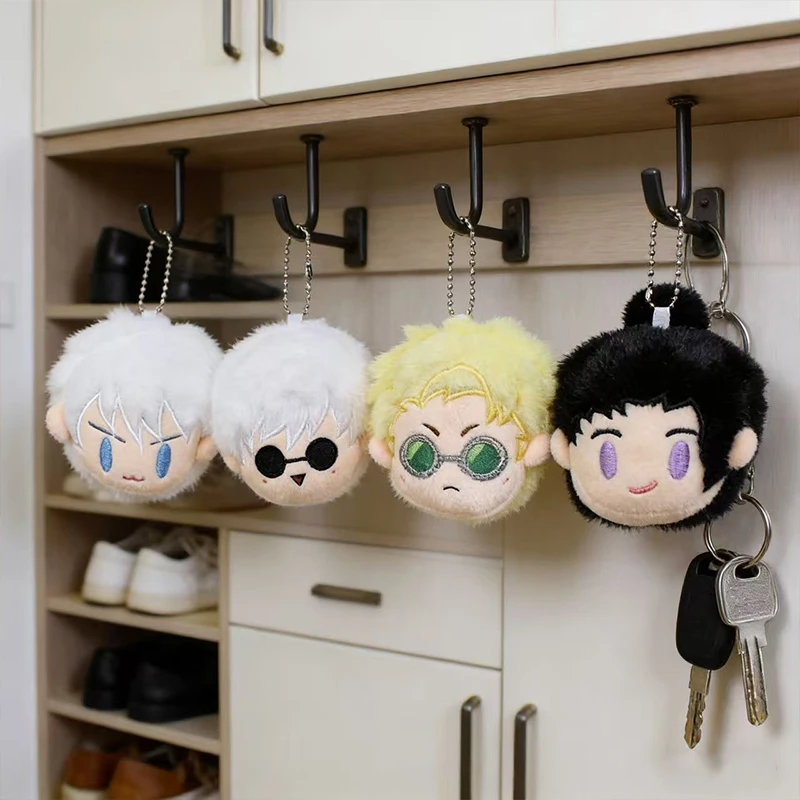 

Новые аниме-товары: плюшевый брелок-подвеска по серии «Джуджуцу Кайсен» с Годжо Сатору и Гето Сугуру, милый подарок для школьного рюкзака.