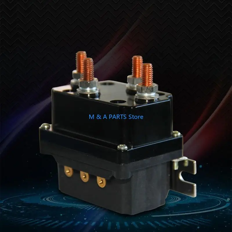 

U1JF Auto Car Electromagnetic Switch Solenoid Contactor Winch Rocker Switch Thumb For ATV/UTV Universal 12V 250A