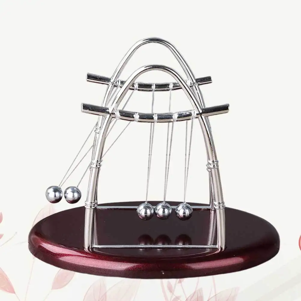 Newton'S Cradle Ball Large Size Desk For Kids Science Experiment Educational For Home Office Decoration