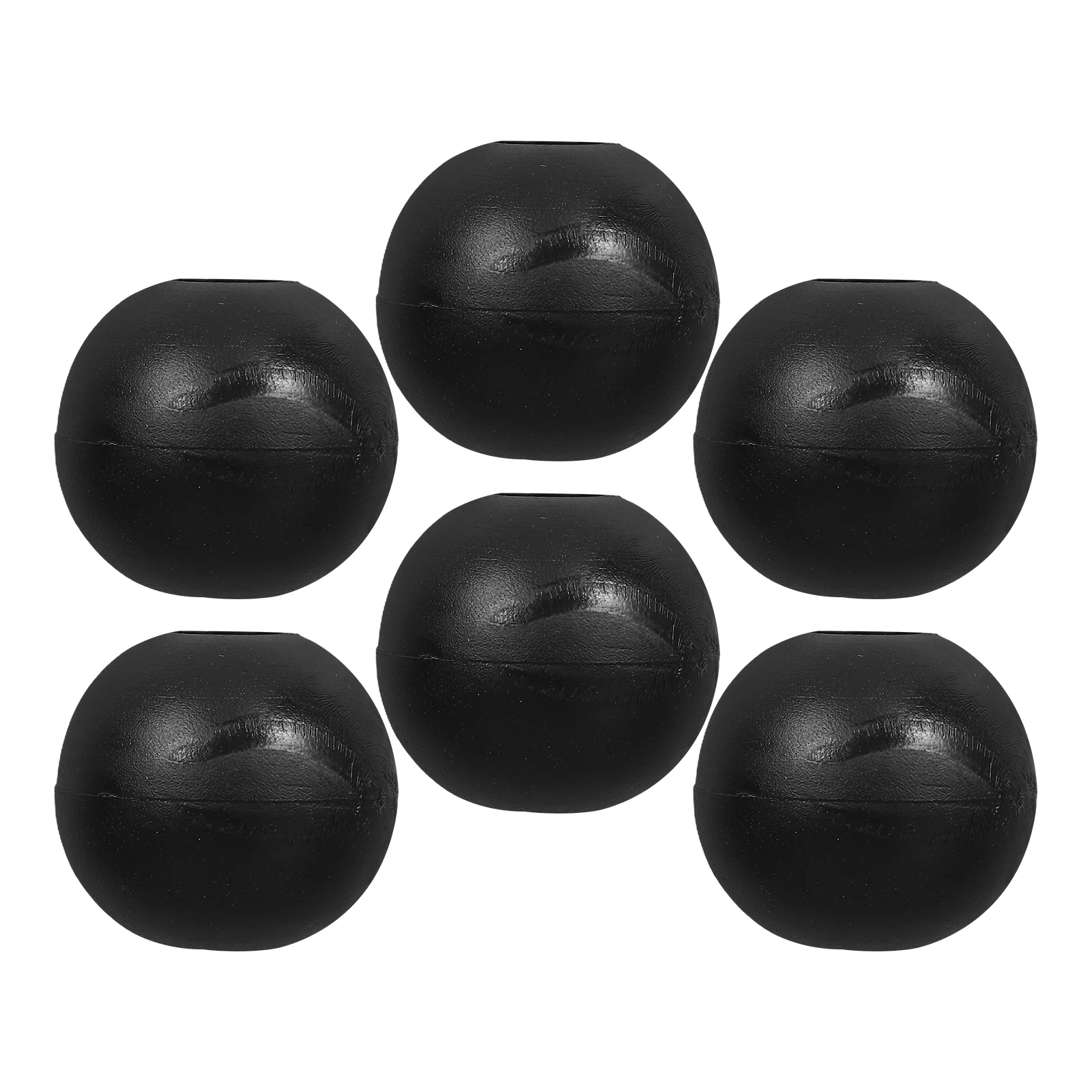 

6pcs Gym Equipment Accessories Durable Nylon Cable Terminals Wire Rope Connectors Black Metal Attachments for Fitness Machines