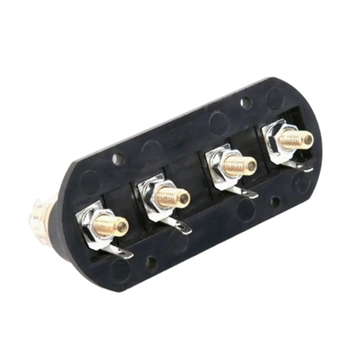 (A23G) Speaker Amplifier Output 4 Position Terminal Block Speaker Gold-Plated Audio External Banana Socket Connector