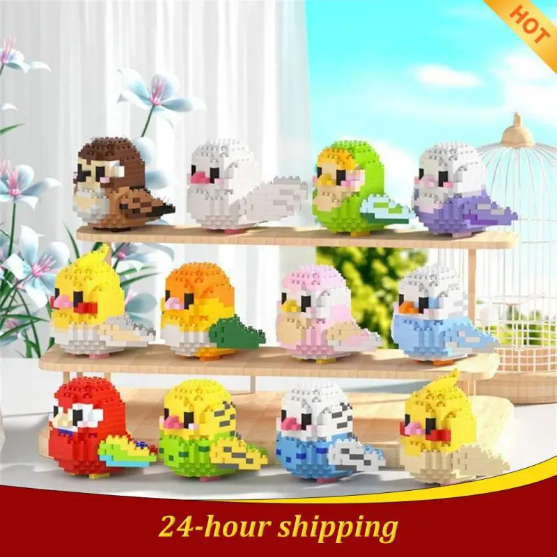 Cute Bird Small Building Blocks Set Creative Educational Building Toys For Boys Toys Suitable For Decorate