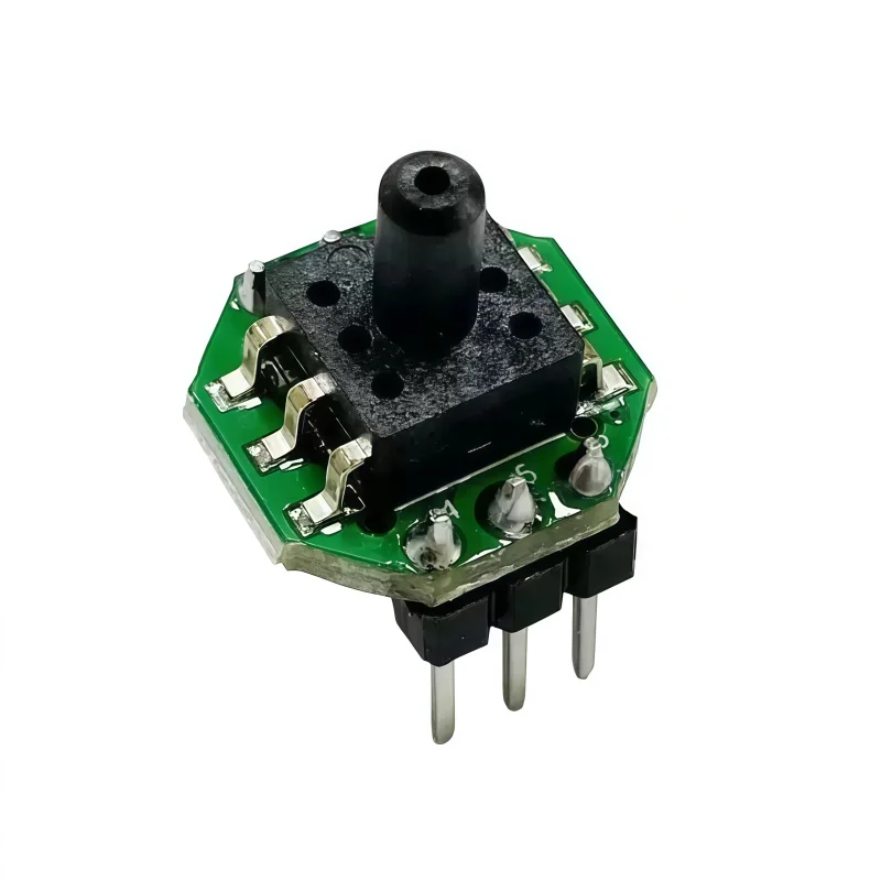 XGZP6847A pressure sensor transmitter module, gas electronic blood pressure monitor pressure gauge, 0 - 40 kPa, flexible hose, 3