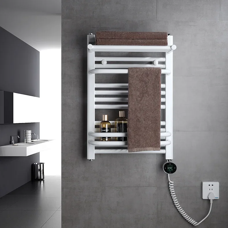 New smart electric towel rack, home hotel bathroom bathroom heating constant temperature drying towel rack