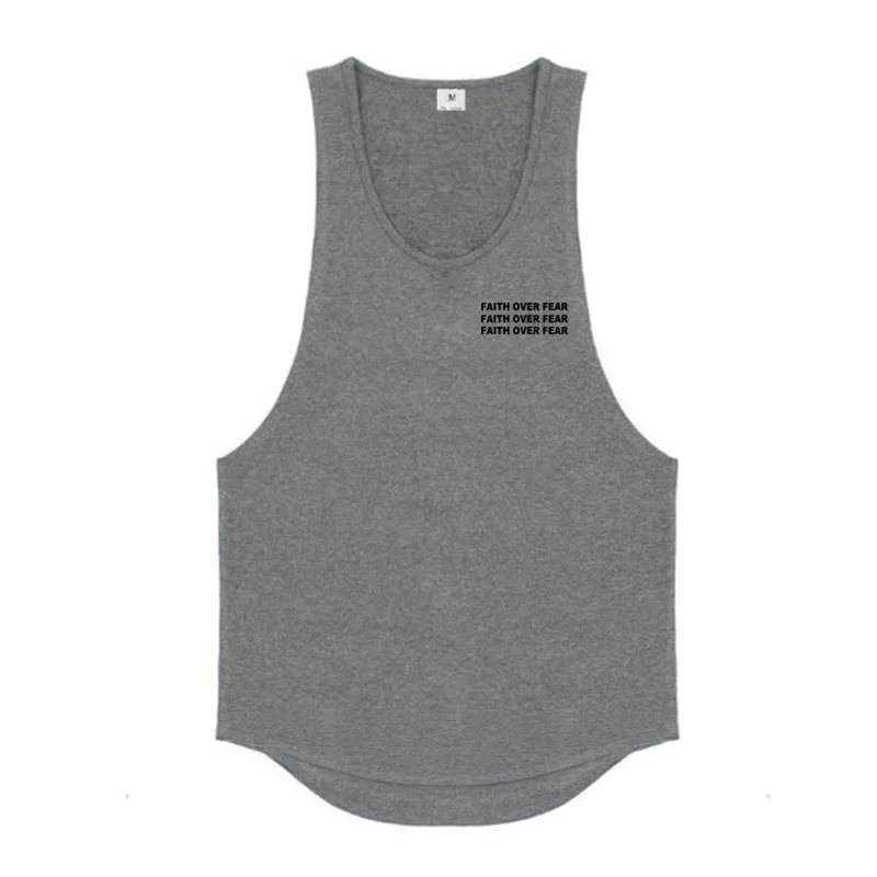 Muscleguys Vest Men Running Bottoming Undershirt Loose Breathable Exercise Sleeveless T-shirt