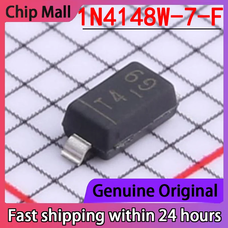 100PCS Brand New Original 1N4148W-7-F Package SOD-123 SMT Switch Diode Genuine in Stock