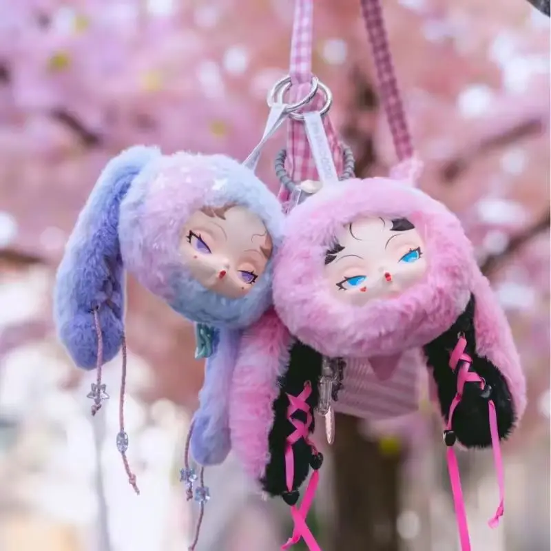 حقيقي دودو نامي وميض الأرنب صندوق أعمى أنيمي دمية صندوق الغموض لطيف عمل الشكل مفاجأة حقيبة قلادة ظهره دمية الهدايا #4