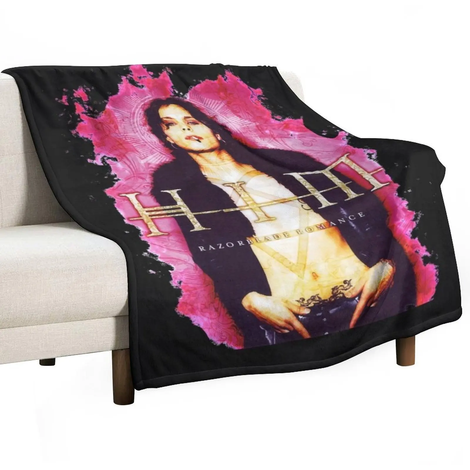 Him band vv h i m him ville valo razorblade romance smoke Throw Blanket Stuffeds Weighted Baby Blankets