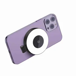 Magnetic Selfie Ring Light Phone Magnetic Pocket Selfie Light for iPhone XIAOMI HUAWEI SAMSUNG Mini Fill Light Lamp 2500K-9000K