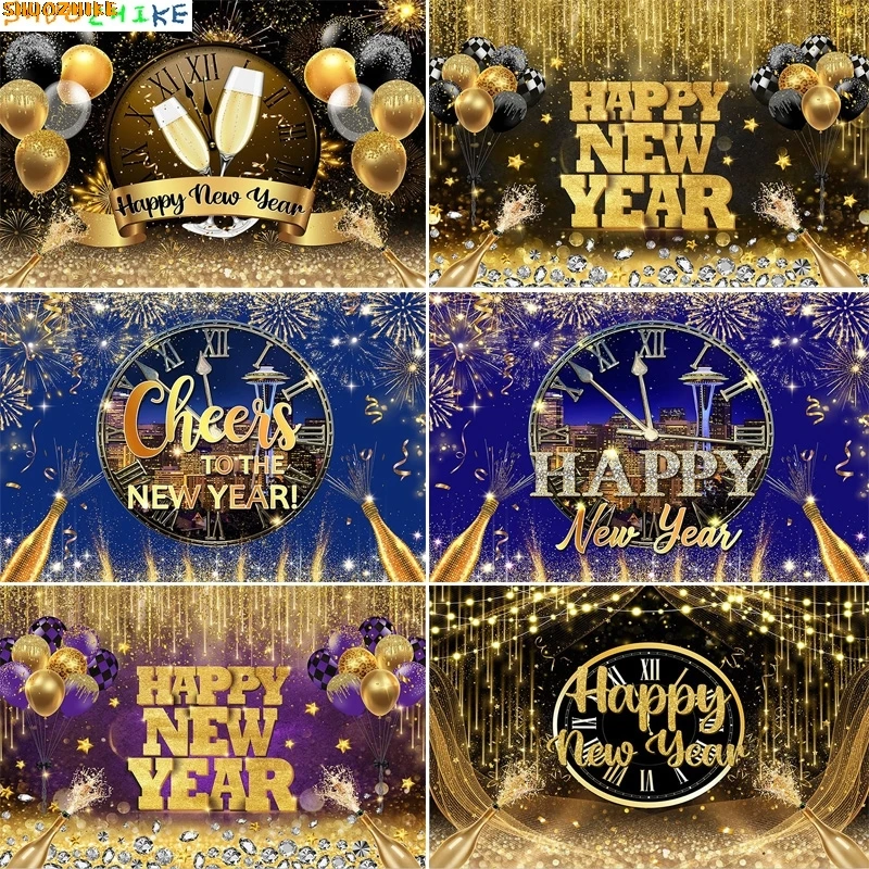 

Festive Christmas Room Fireplace Photography Backdrops Winter New Year Holidays Party Xmas Tree Window Photo Background BR-05