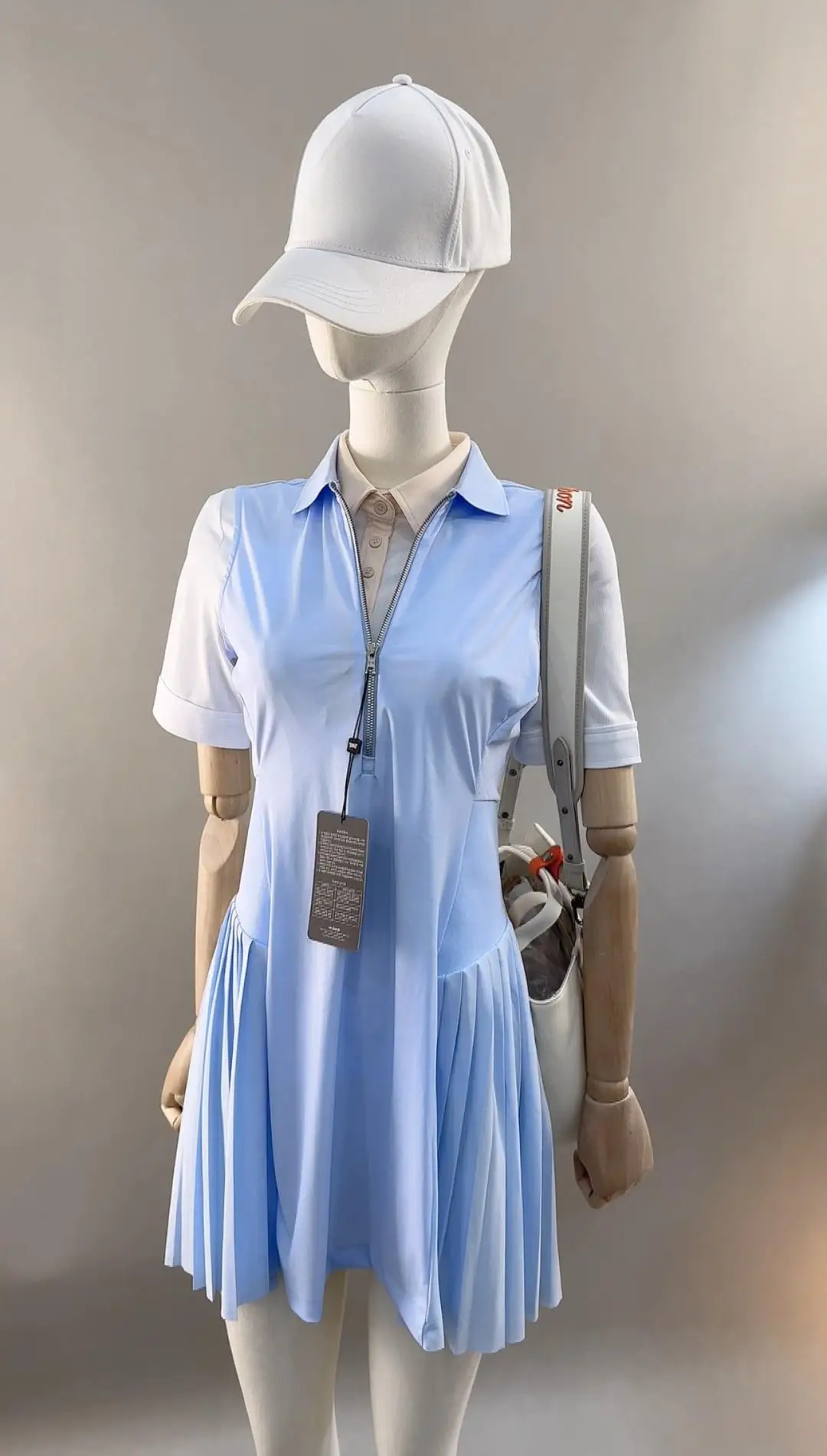 Women's New Summer Golf Wear: Quick-Dry Collared Dress, Perfect for Casual, Versatile Outfits with Leggings