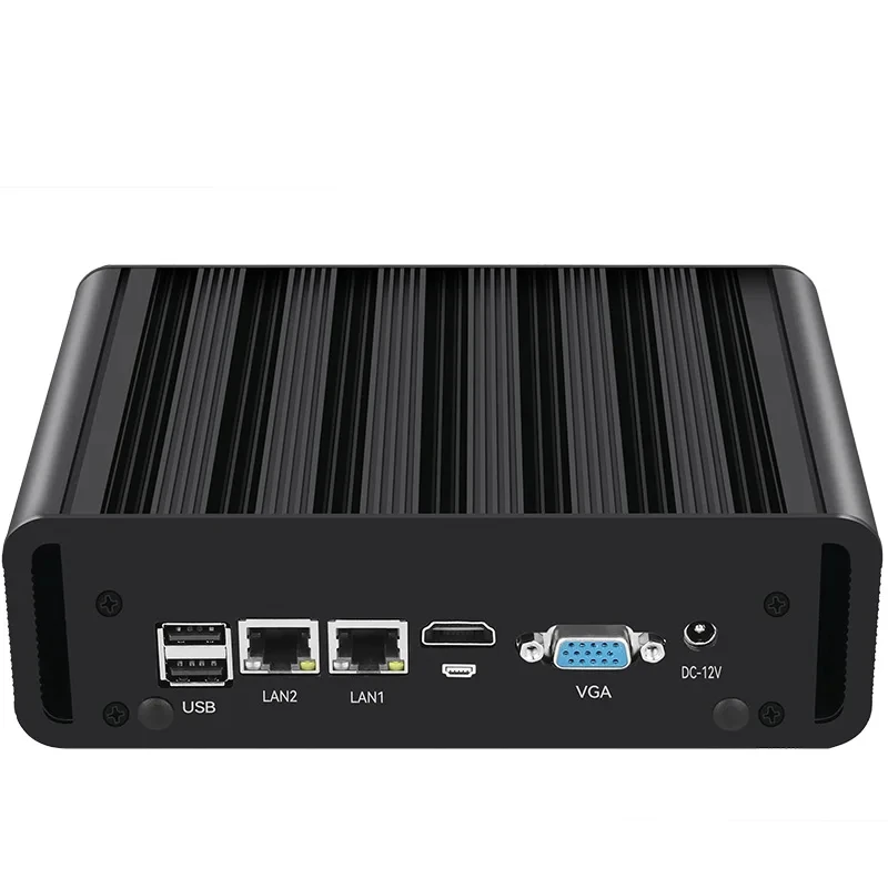 Industrial Mini PC Inter i5-5200U with 8G DDR3 512G SSD Support Windows10 LINUX 2RS485 WiFi 4G LTE Fanless Computer