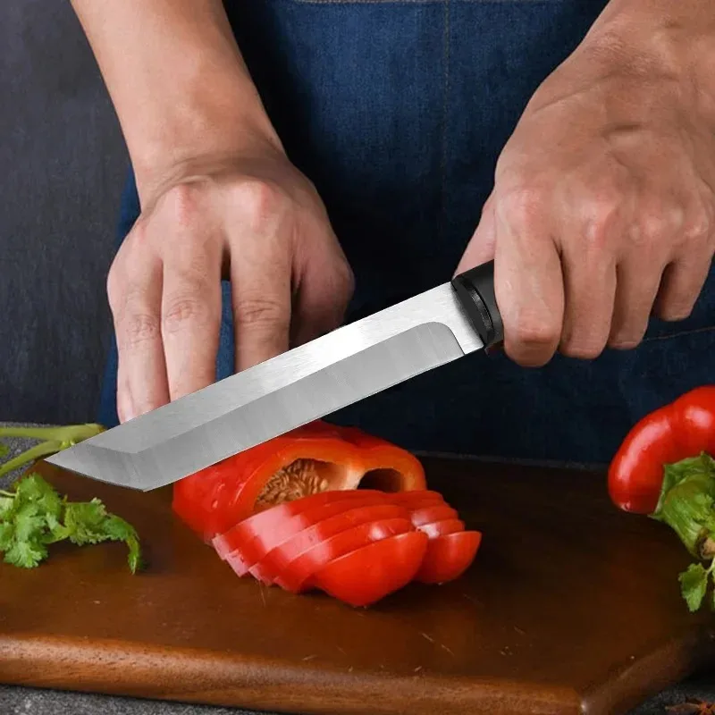 6 inch Stainless Steel Butcher Knife Cleaver Meat Chef Knife Sheep Fish Pig Fruit Cooking Knives ABS Handle Kitchen Boning Knife