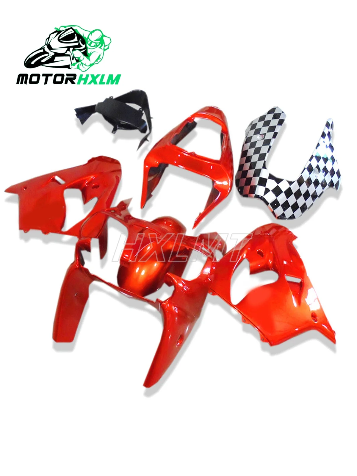 Motorcycle Fairings Voor Kawasaki ZX9R ZX900 02 03 Kuip Body Kit Ninja ZX 9R 900R 2002 2003 Groen Gloss Bodyframe Cowl Behuizing - afbeelding 2