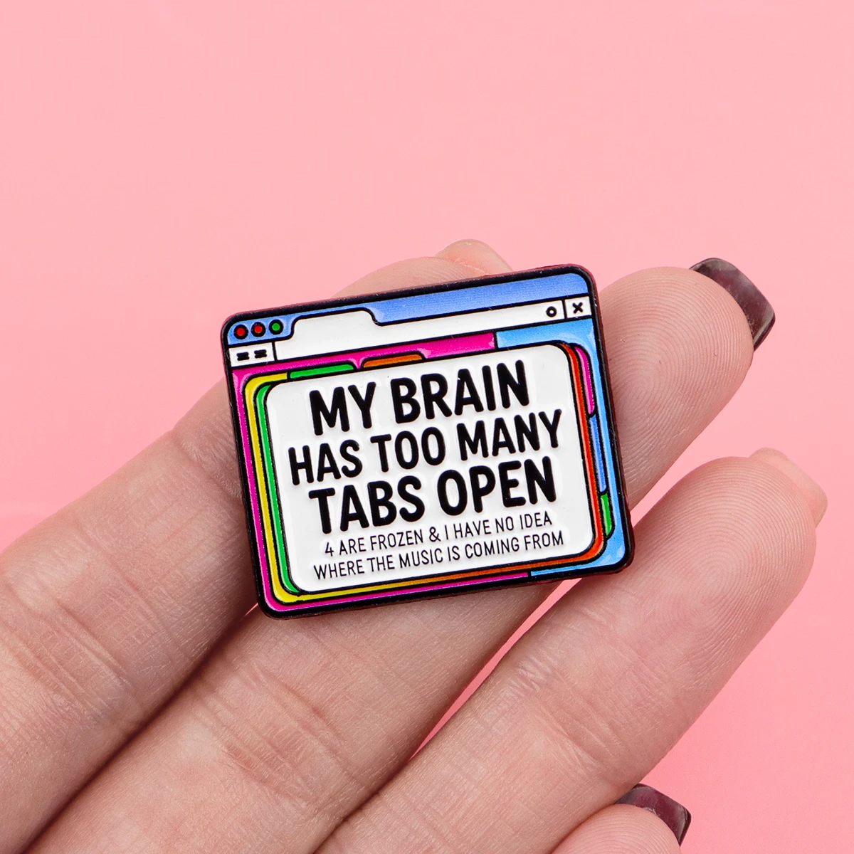 Funny Quotes Enamel Pin Cartoon Otter Brooches For Women Collar Lapel Pin Backpack Bags Badges Party Gifts Clothing Accessories