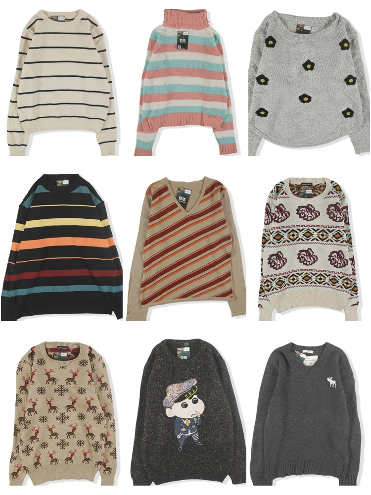 Vintage solto ex lã camisola padrão fair isle malha outono inverno quente longo sve redondo ne único botão fechamento