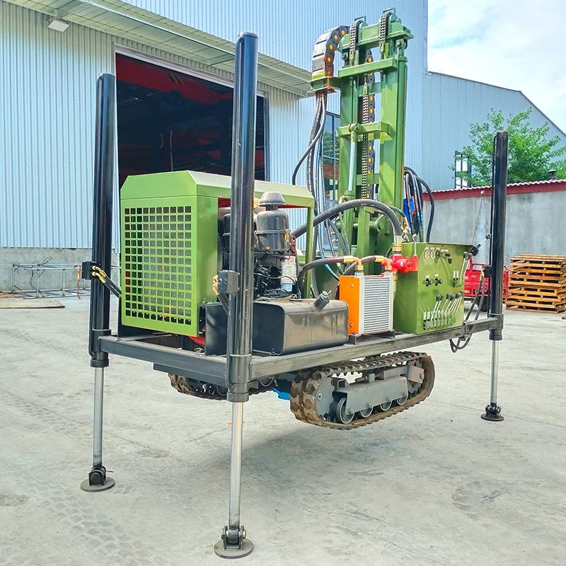 تخصيص جهاز حفر آبار المياه بفتحة عميقة 200 متر الثقيلة الهيدروليكية المدنية ثنائي الغرض آلة حفر الآبار الدوارة