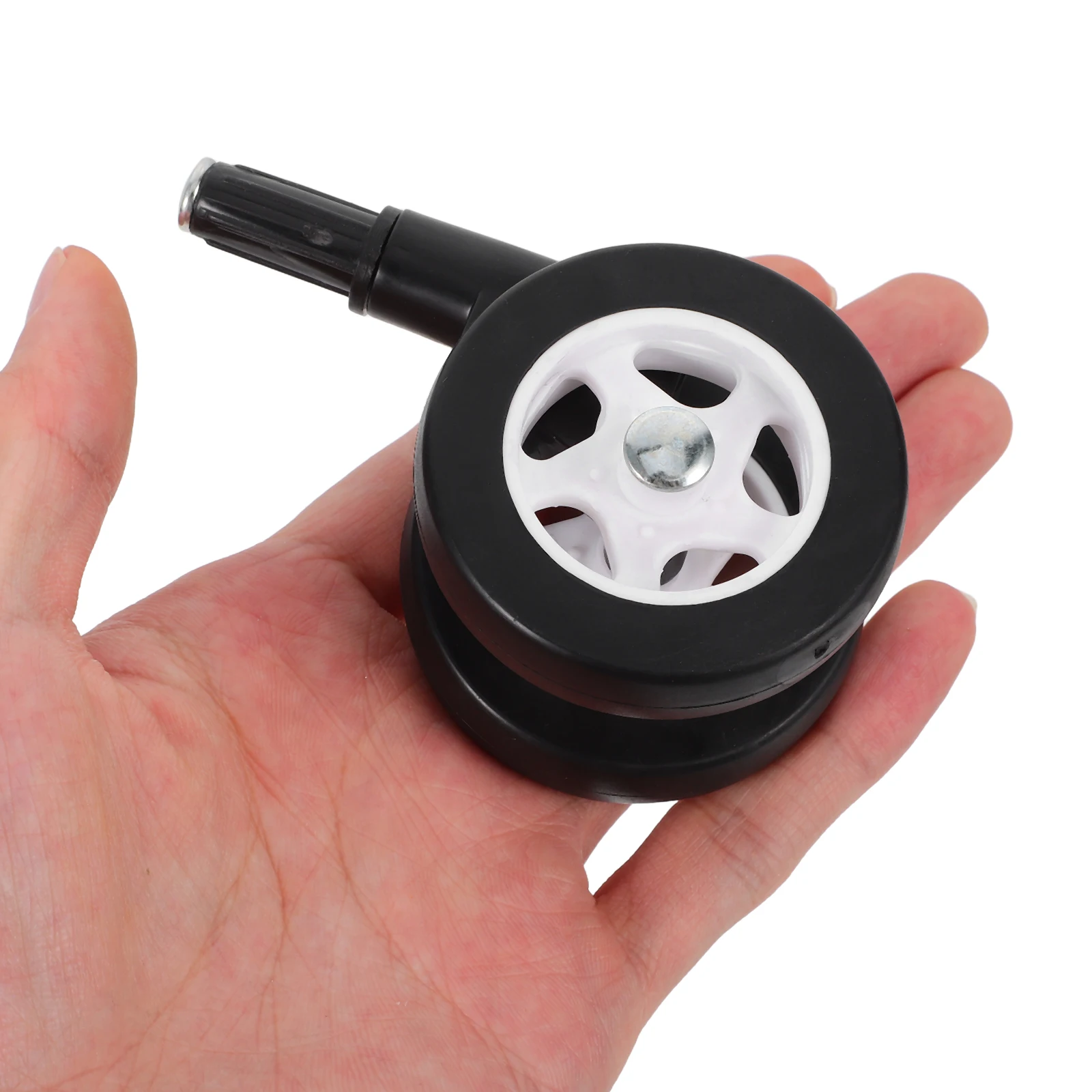 

4Pcs Stroller Wheel Replacement Universal Fit for Walkers and Strollers Wear-Resistant Quiet Operation Removable Caster