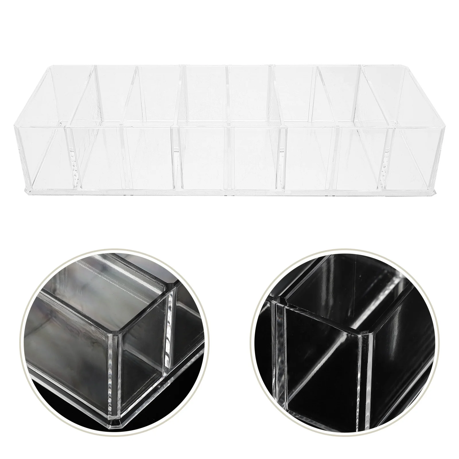 

Transparent Eyeshadow Palettes Organizer Makeup Palettes Holder Desktop Organizer Blusher Holder Vanity Storage