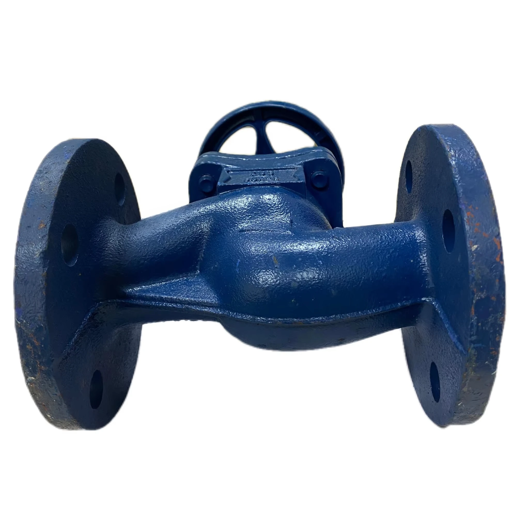 صمام كروي يدوي من الفولاذ المطروق مع وصلة شفة التوصيل، صمام إيقاف صناعي للتطبيق العام للمياه