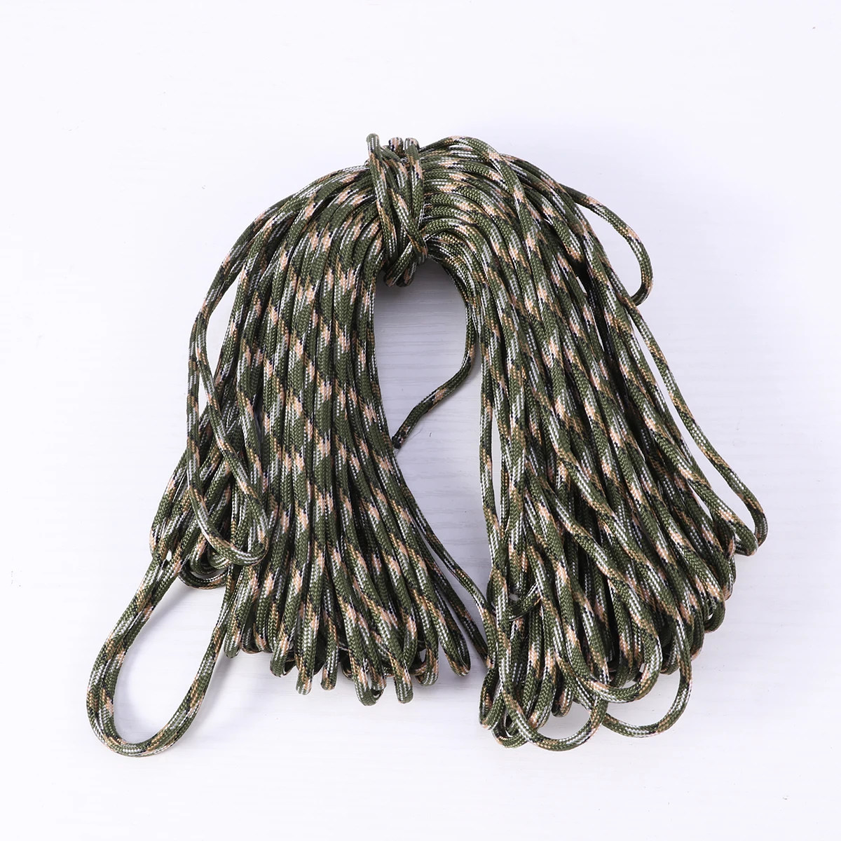 

30.5M Paracord Survival Parachute Rope 7 Core Braided Cord Lightweight Durable Uv Resistant For Camping Hiking Fishing Outdoor