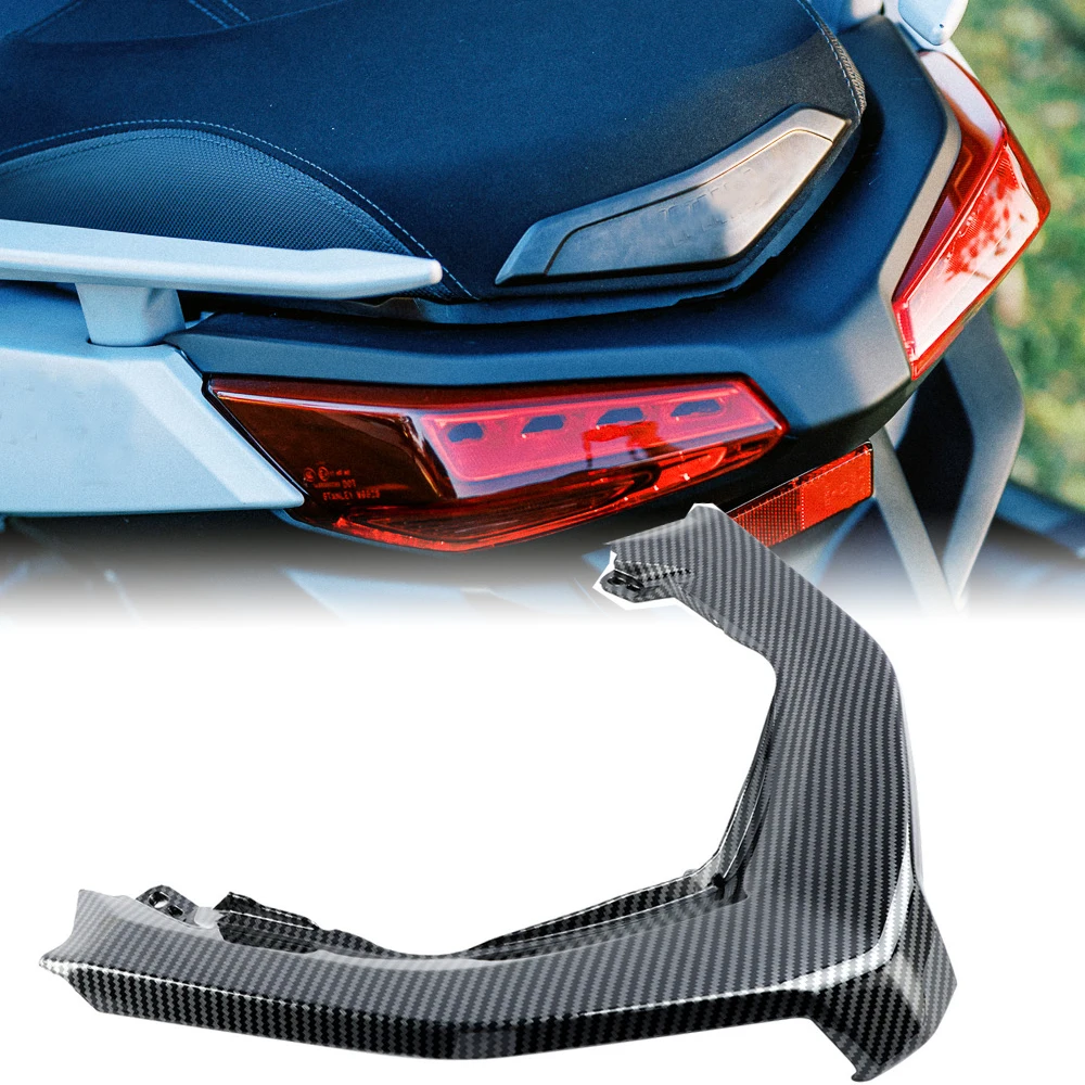 

Motorcycle Rear Upper Tail Brake Light Fairing Panel Seat Cowl Cover For Yamaha XMAX 250 XMAX300 2023 2024 X-MAX 300 Part Carbon