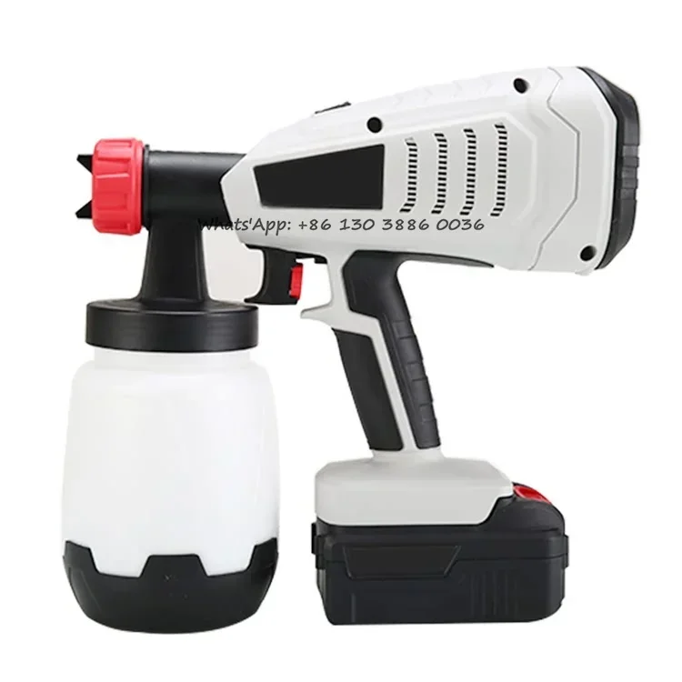 

24V Lithium Battery Household Cordless Electric Pneumatics Airbrush Wireless Nano HVLP Paint Sprayer Painting Spray Gun Price