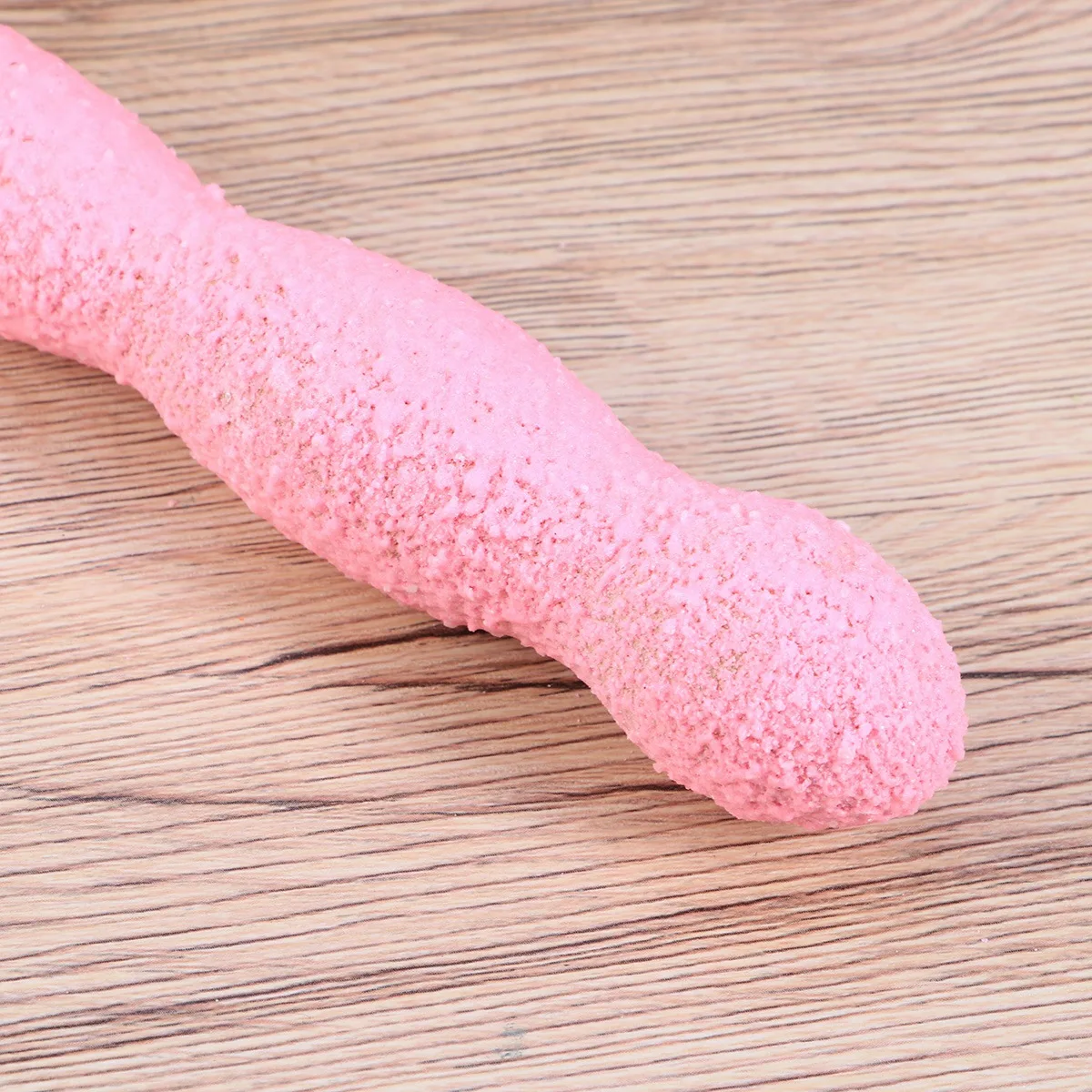 

20Cm Bird Perch Made of Natural Hardwood Sand Coated Surface Supports Foot Muscle Development Nail Control Parakeet Cockatiel