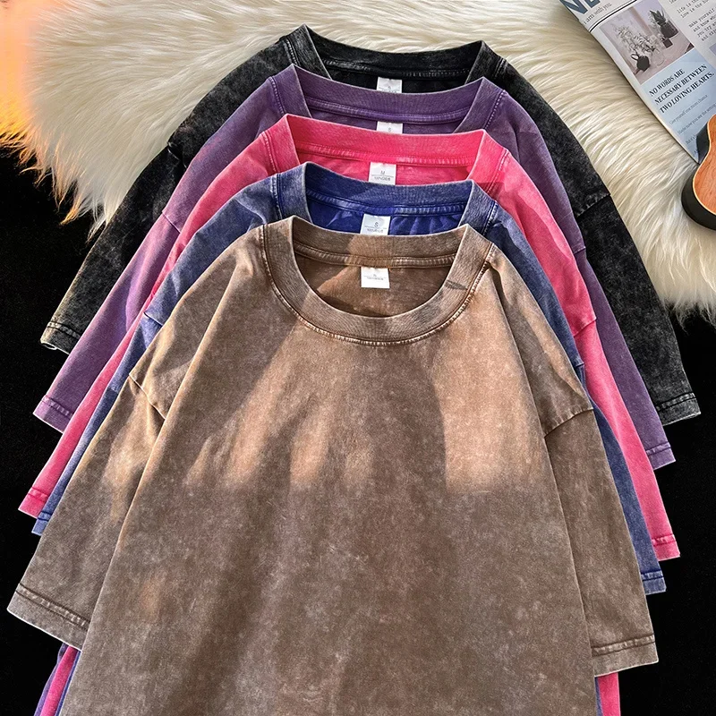 

Футболка мужская оверсайз из чесаного хлопка, 100% г/м2